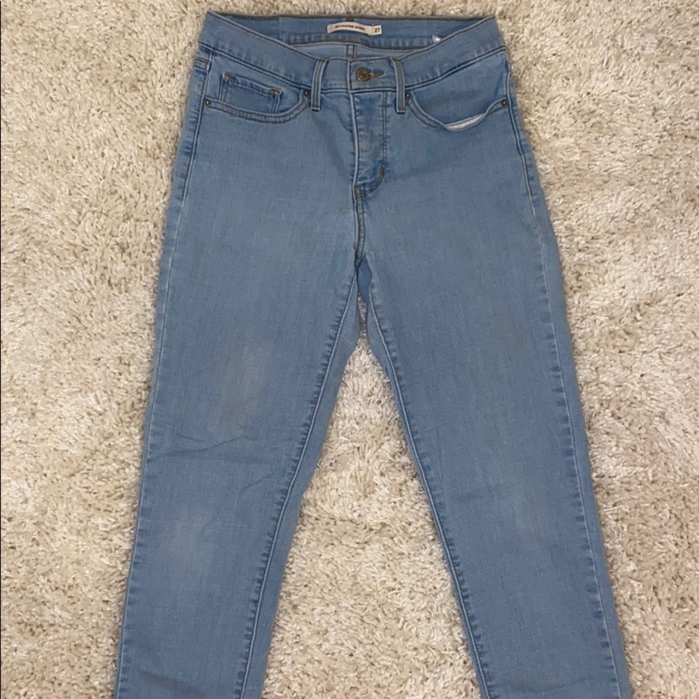 Shaping skinny Levi Jeans